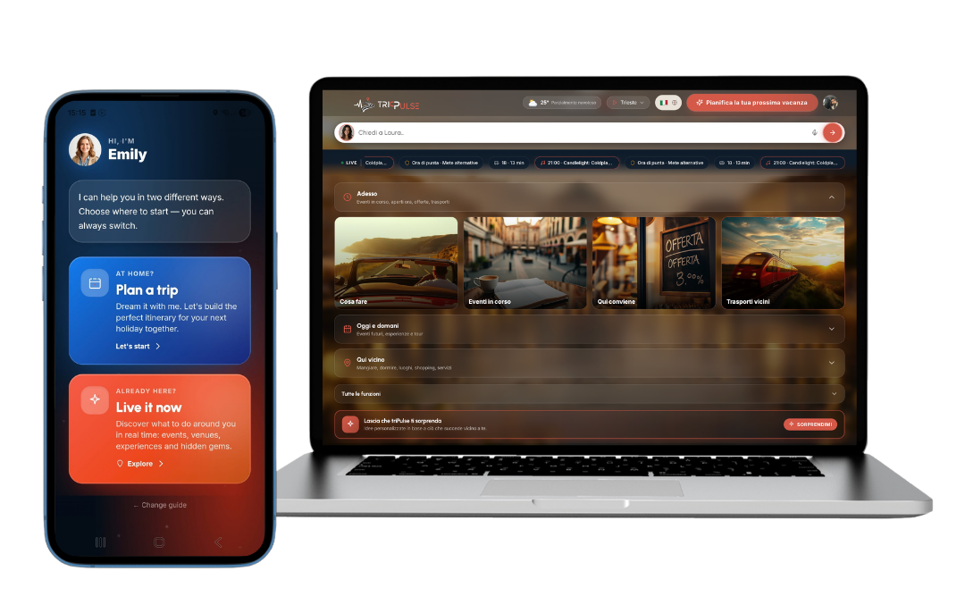 TriPulse su smartphone e computer